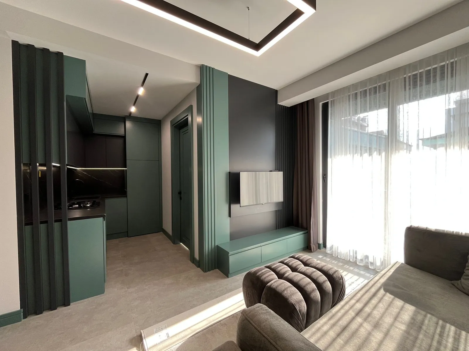 Kinikli kiralik 1+1 havuzlu apart küçük 3
