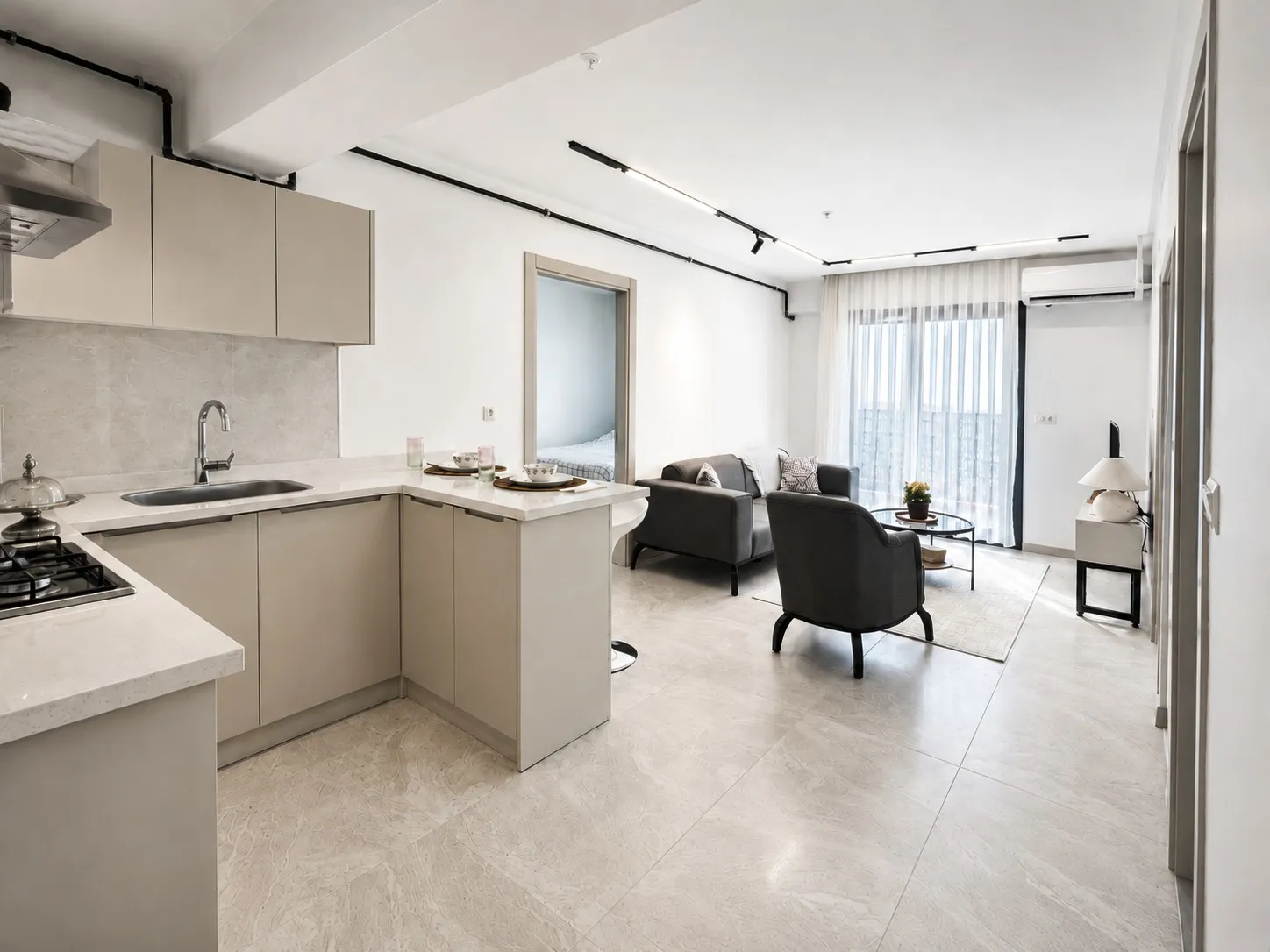 Bagbaşı satılık 1+1 apart küçük 5