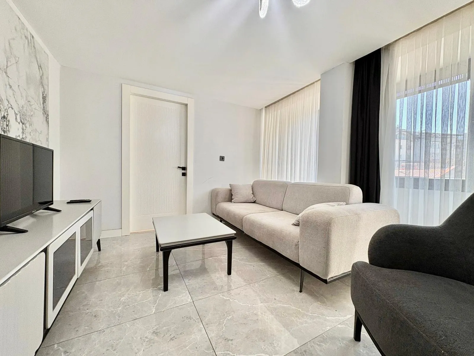 SARAYLAR'DA 1+1(DEPOZİTOSUZ) SIFIR EŞYALI ARA KAT APART DAİRE küçük 3