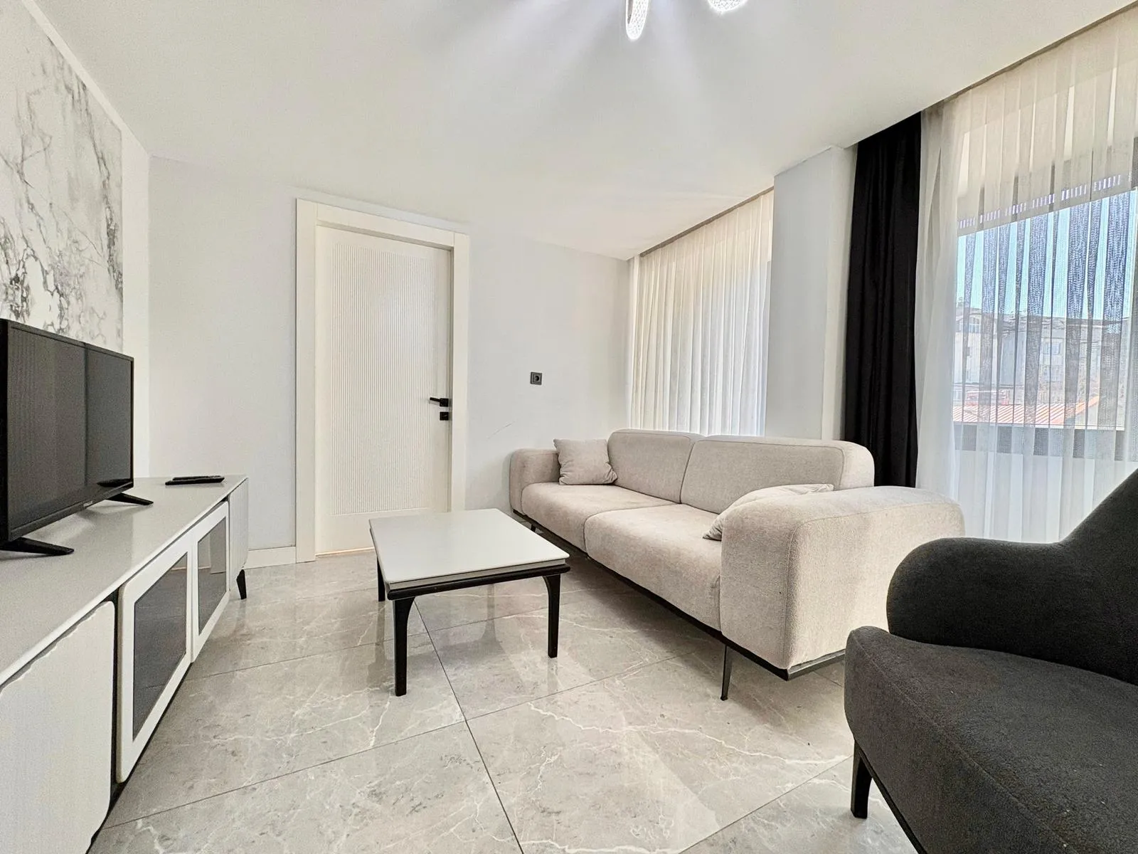 SARAYLAR'DA 1+1(DEPOZİTOSUZ) SIFIR EŞYALI ARA KAT APART DAİRE küçük 6