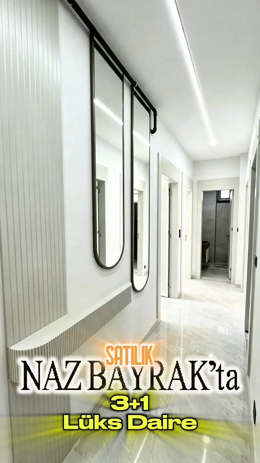 📍 ŞEMİKLER NAZ BAYRAK BÖLGESİNDE: PORSELEN TEZGAHLI, KLİMA ALTYAPILI VE PANJURLU SIFIR DAİRE!